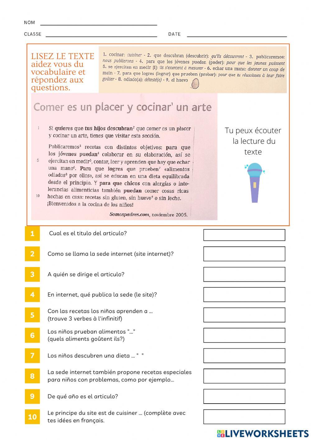 Comer es un placer y cocinar un arte