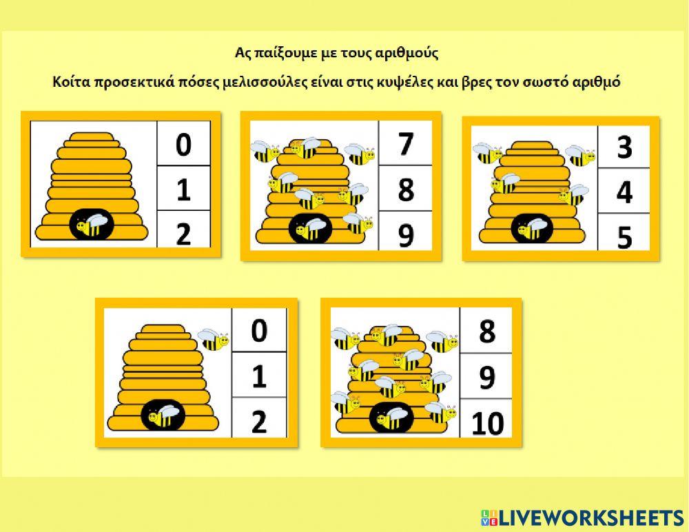 Ποσες ειναι οι μελισσουλες-