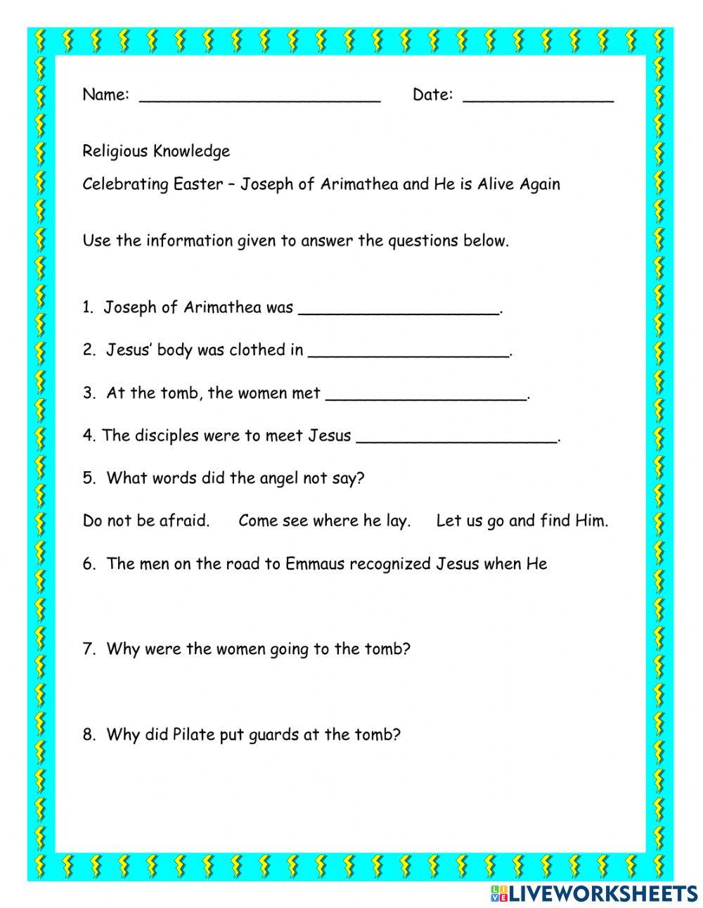 Joseph of Arimathea and He is Alive Again