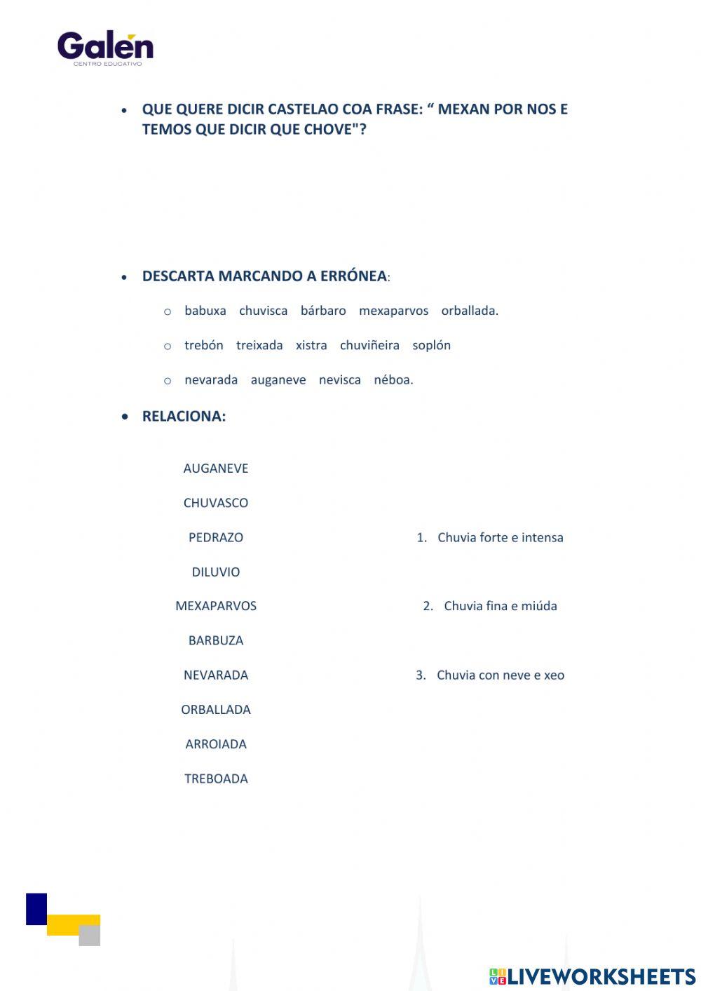 Repaso bloque Chuvia