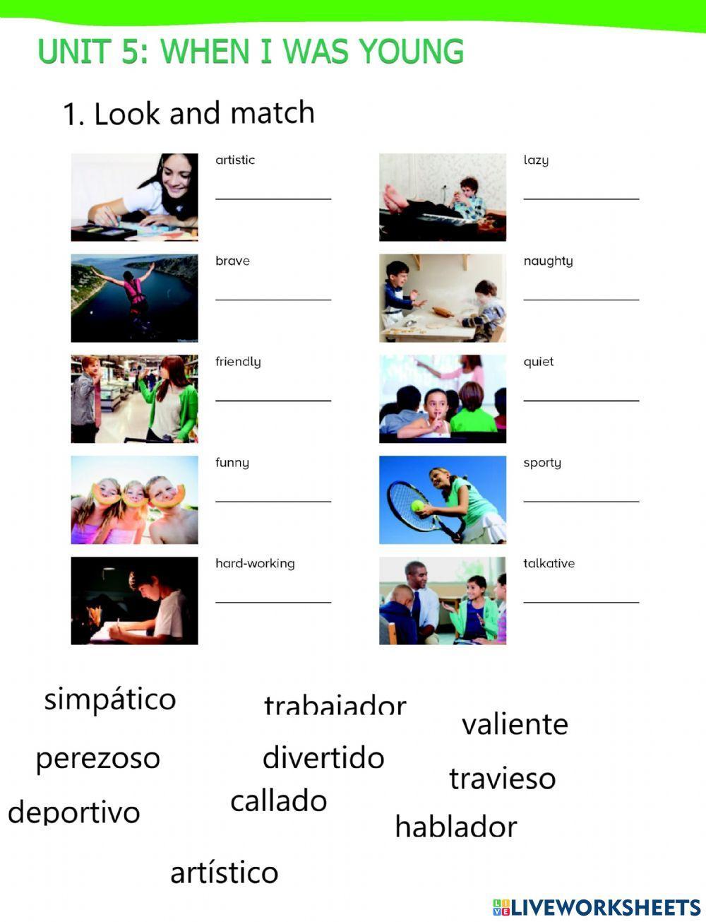 Adjectives personality | ALVARO | Live Worksheets