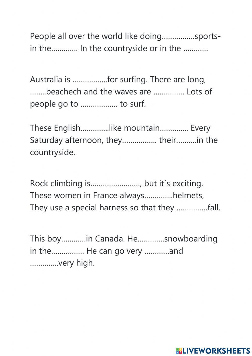 Happy street unit 6 our world