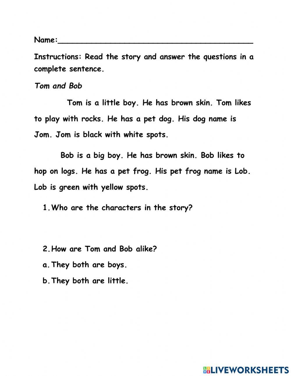 Compare and Contrast