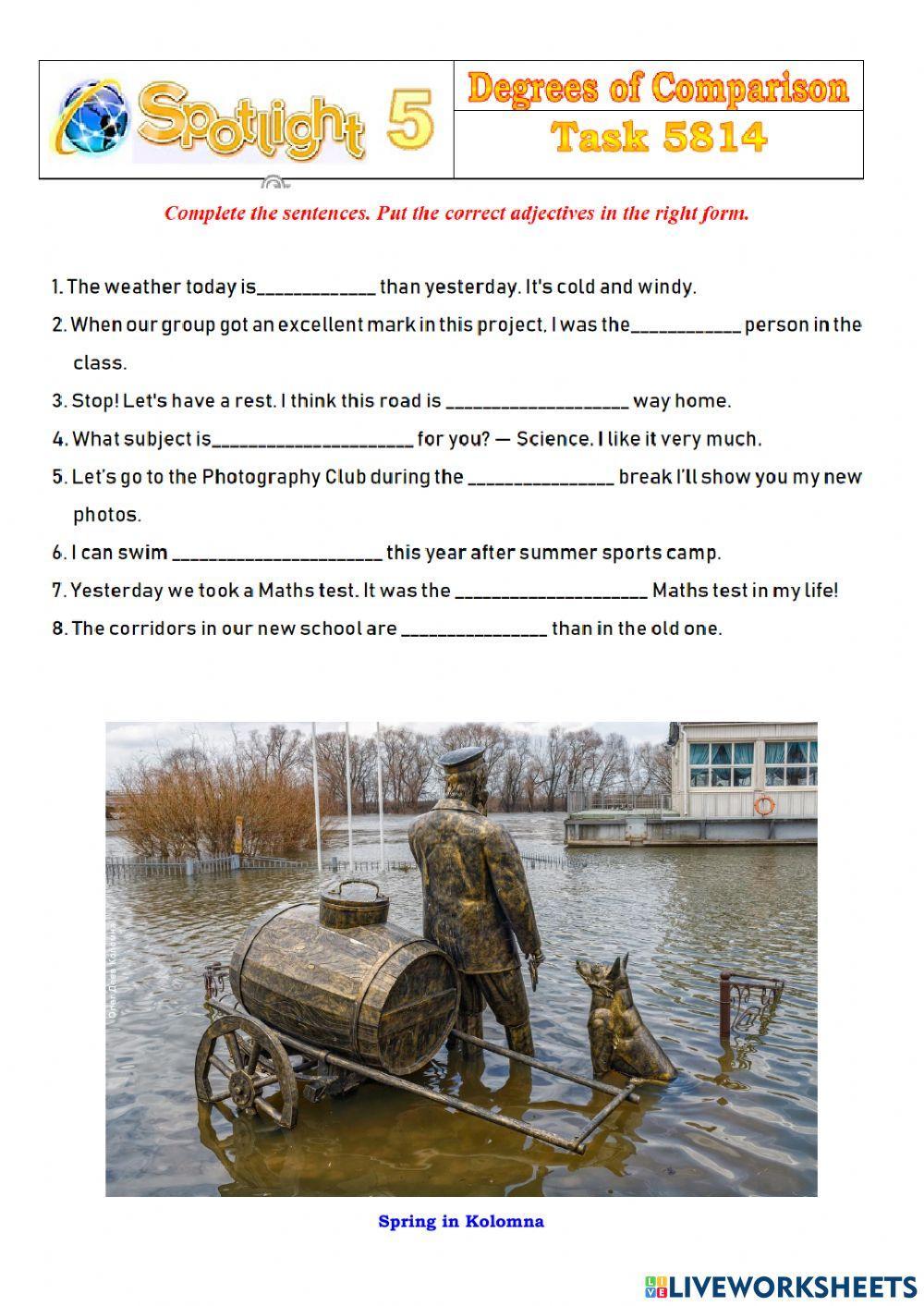 Spotlight 5 Task 5814