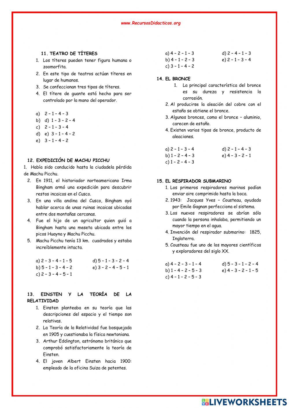 Jerarquía de textos (Plan de redacción)