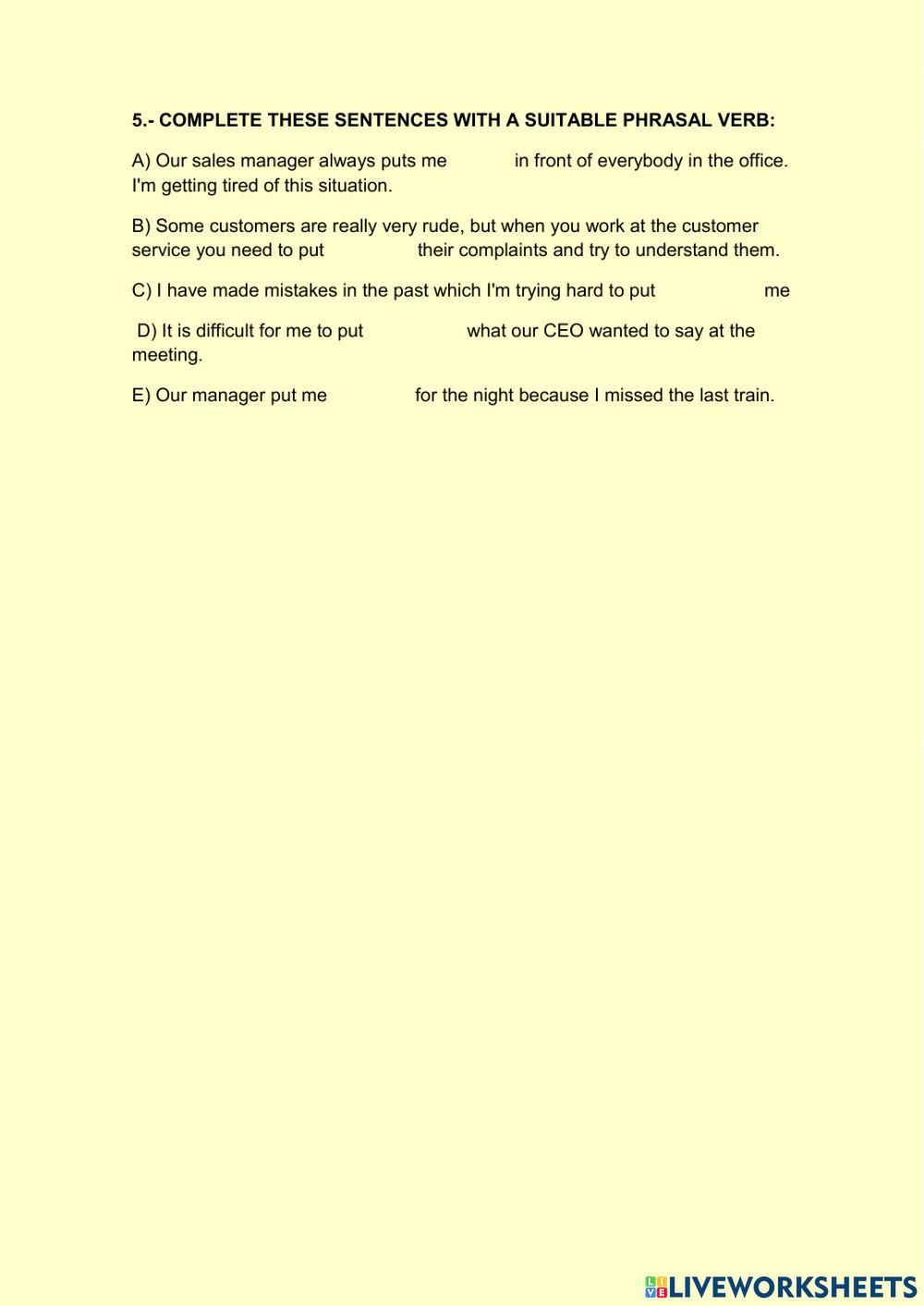 Busines English - Test Unit 8