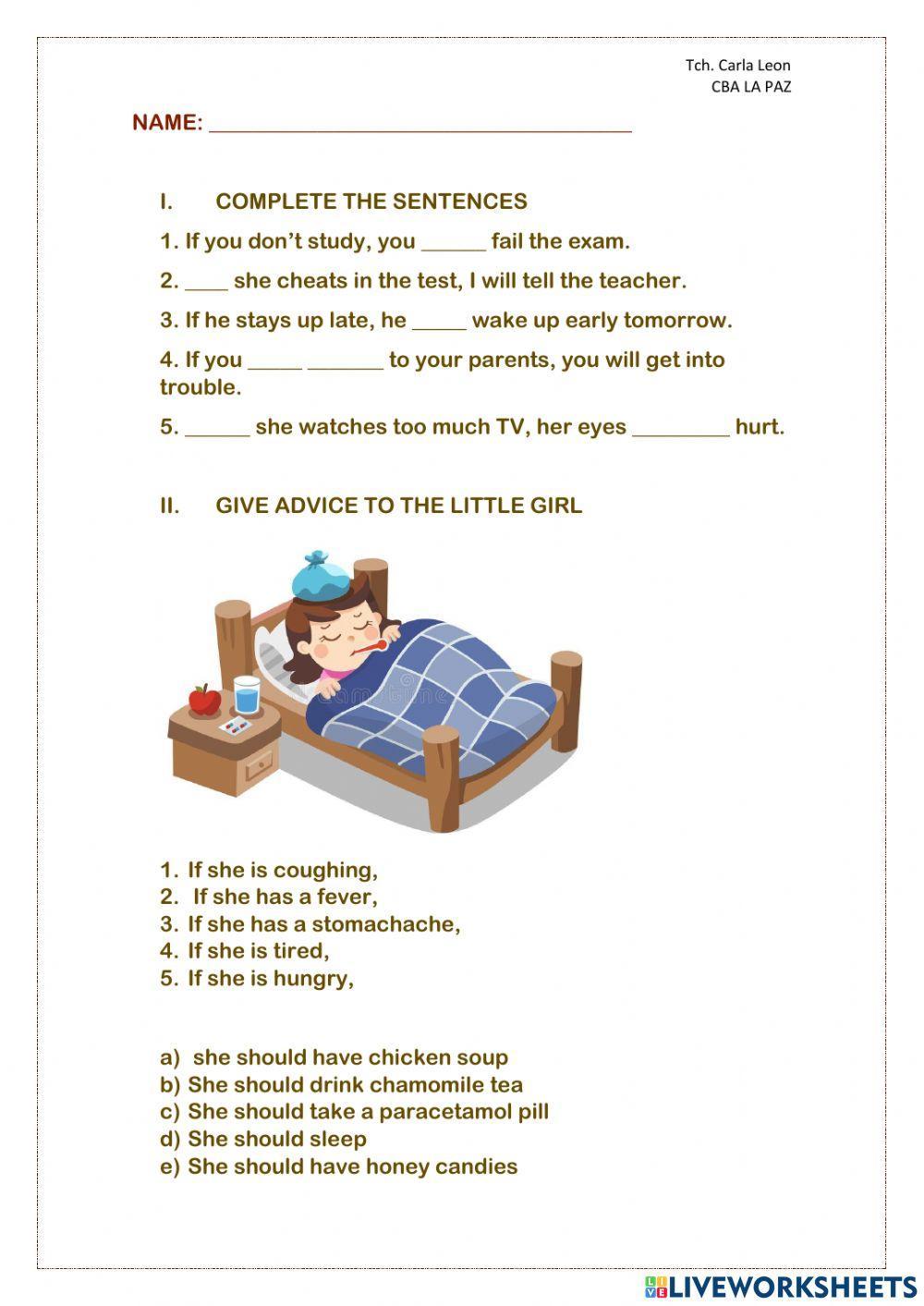 First Conditional - Should