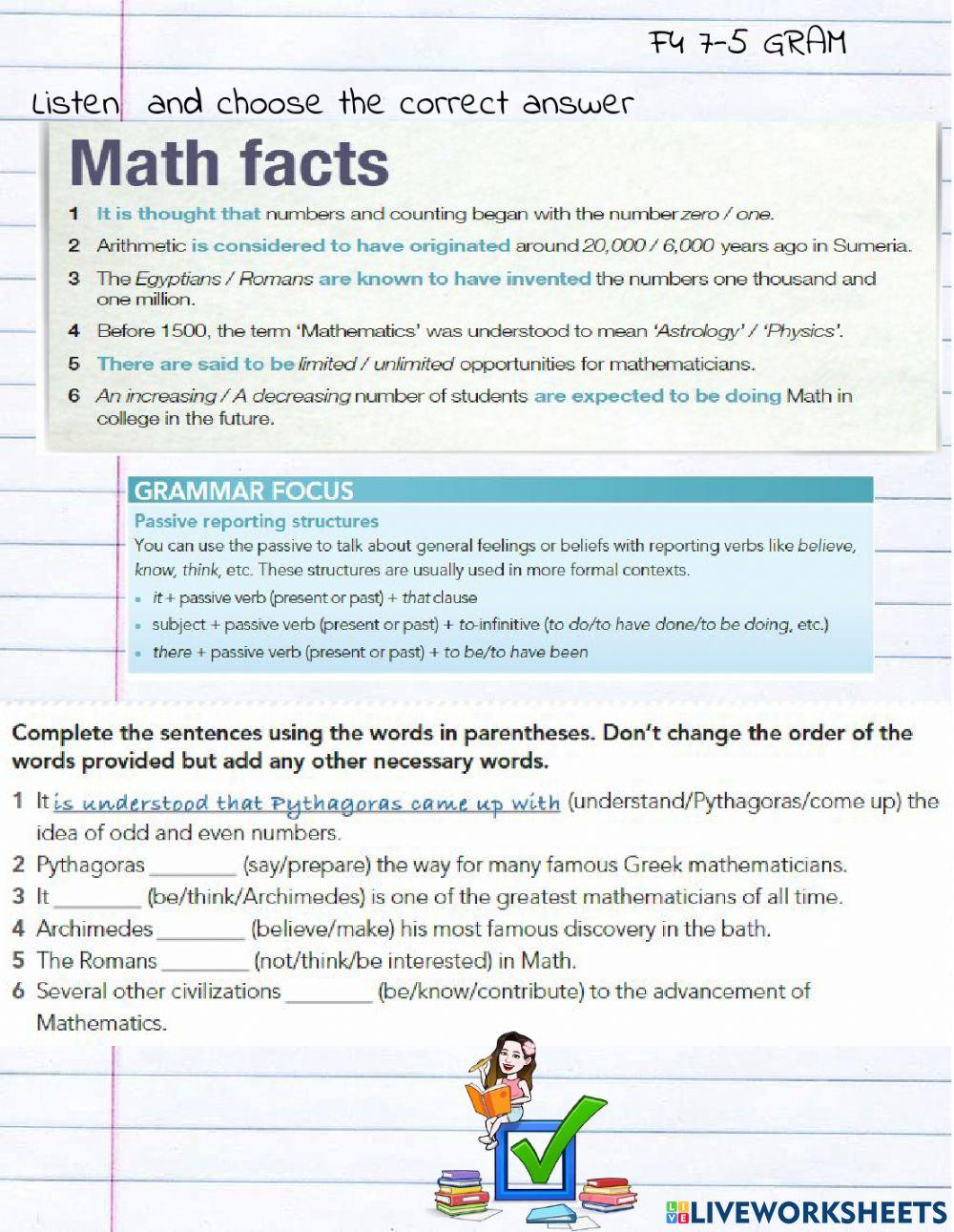 Passive reported structures