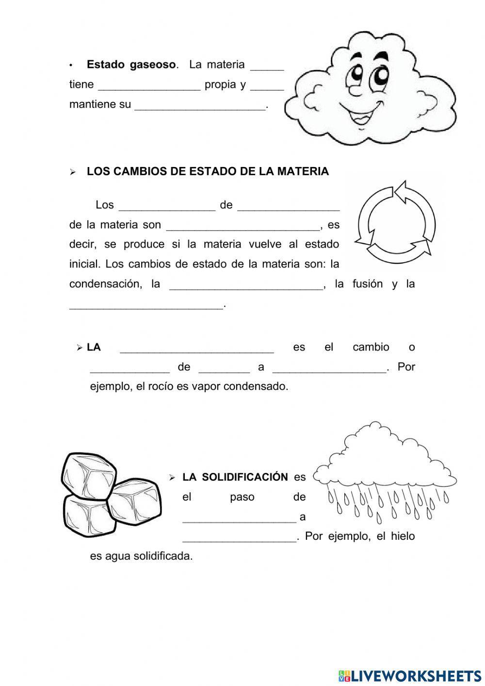 Los estados de la materia