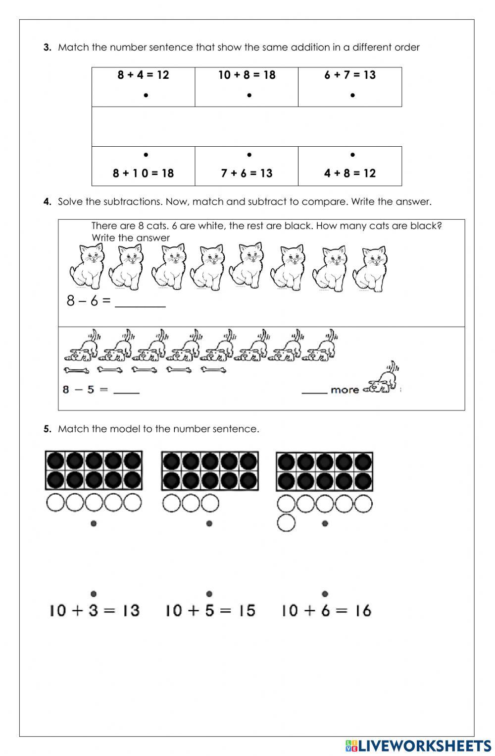 Math Exam Transition, 1st term interactive worksheet | Live Worksheets