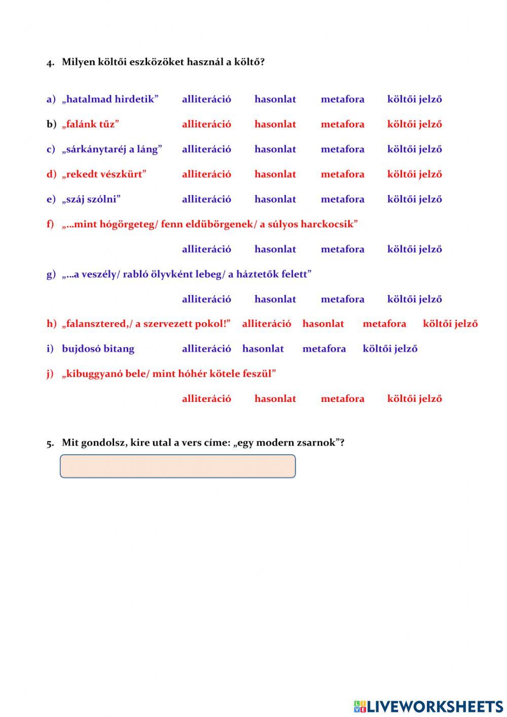 Kálnoky László: Egy modern zsarnokhoz