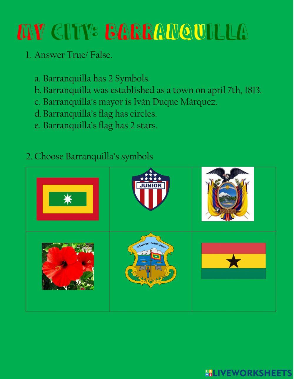 Barranquilla's symbols