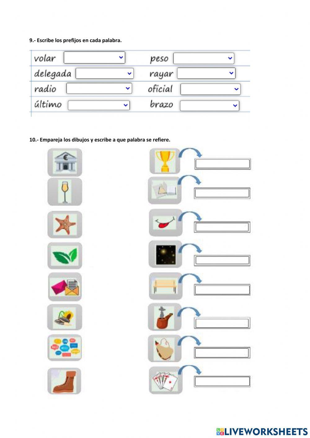 Evaluación 3er Parcial 4to Lengua