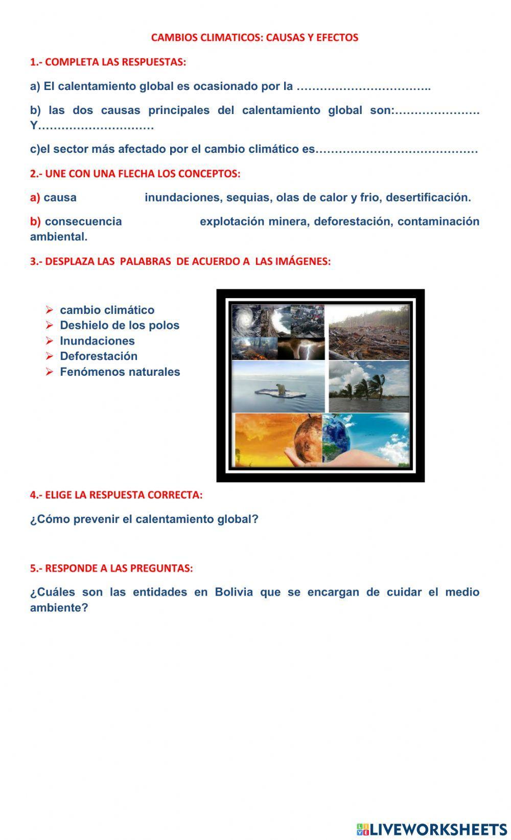 Cambio climatico Cambio climatico