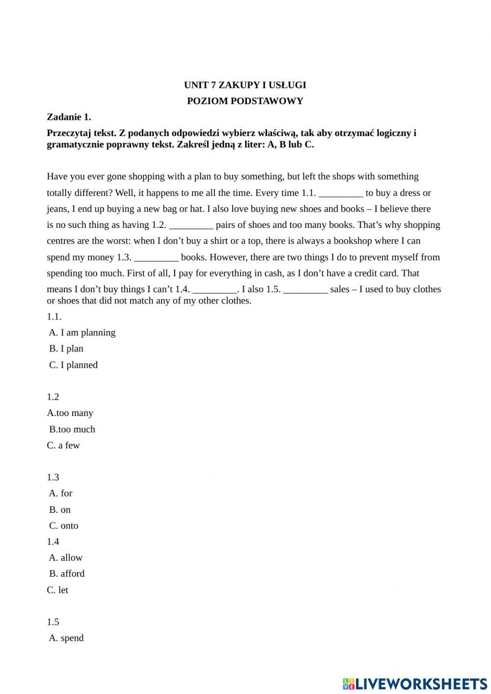 MATURA ROZSZERZONA I PODSTAWA