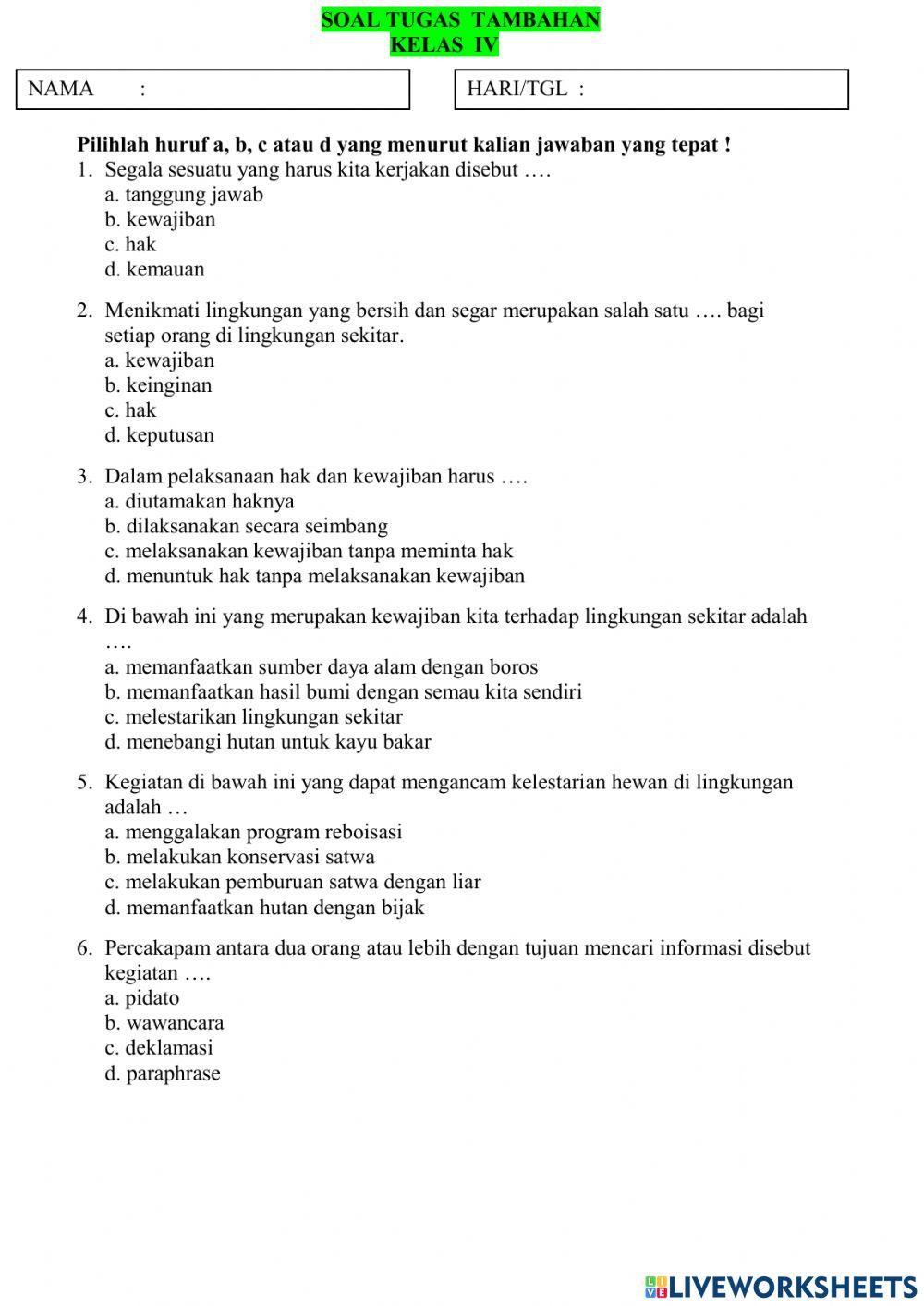 Kamis, 08 April 2021