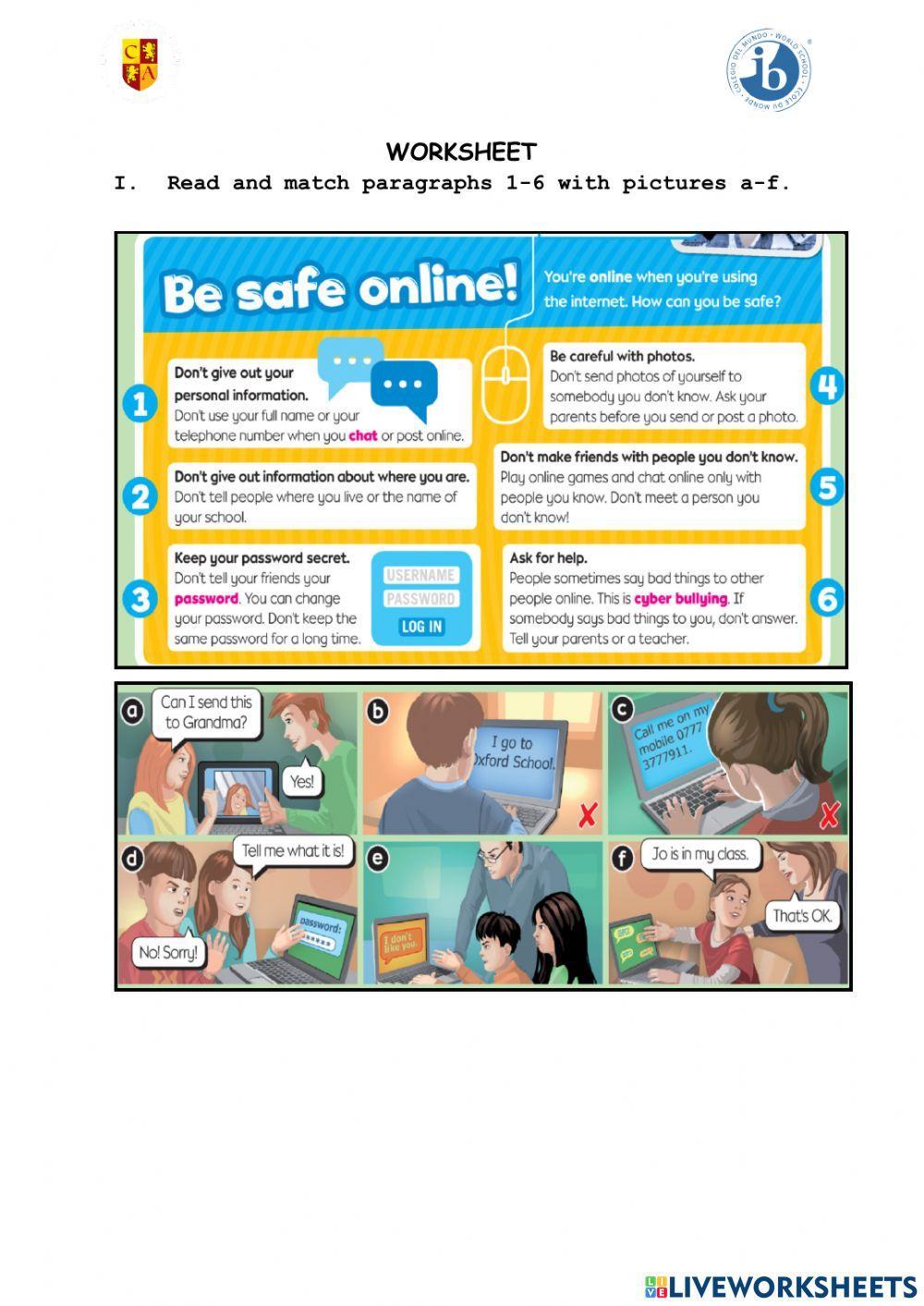 Be safe online!