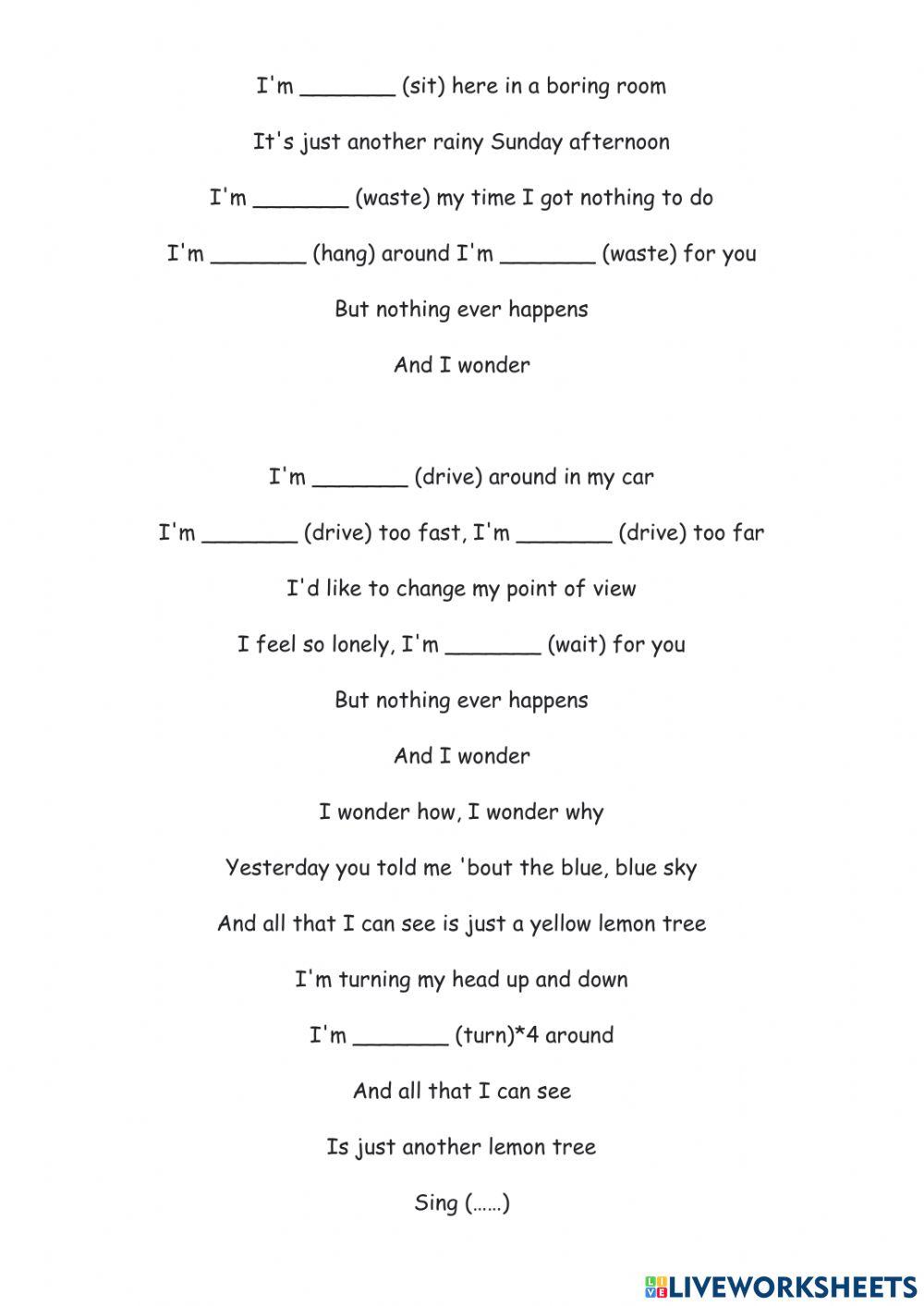 FM4 L2 歌曲補充-Lemon Tree