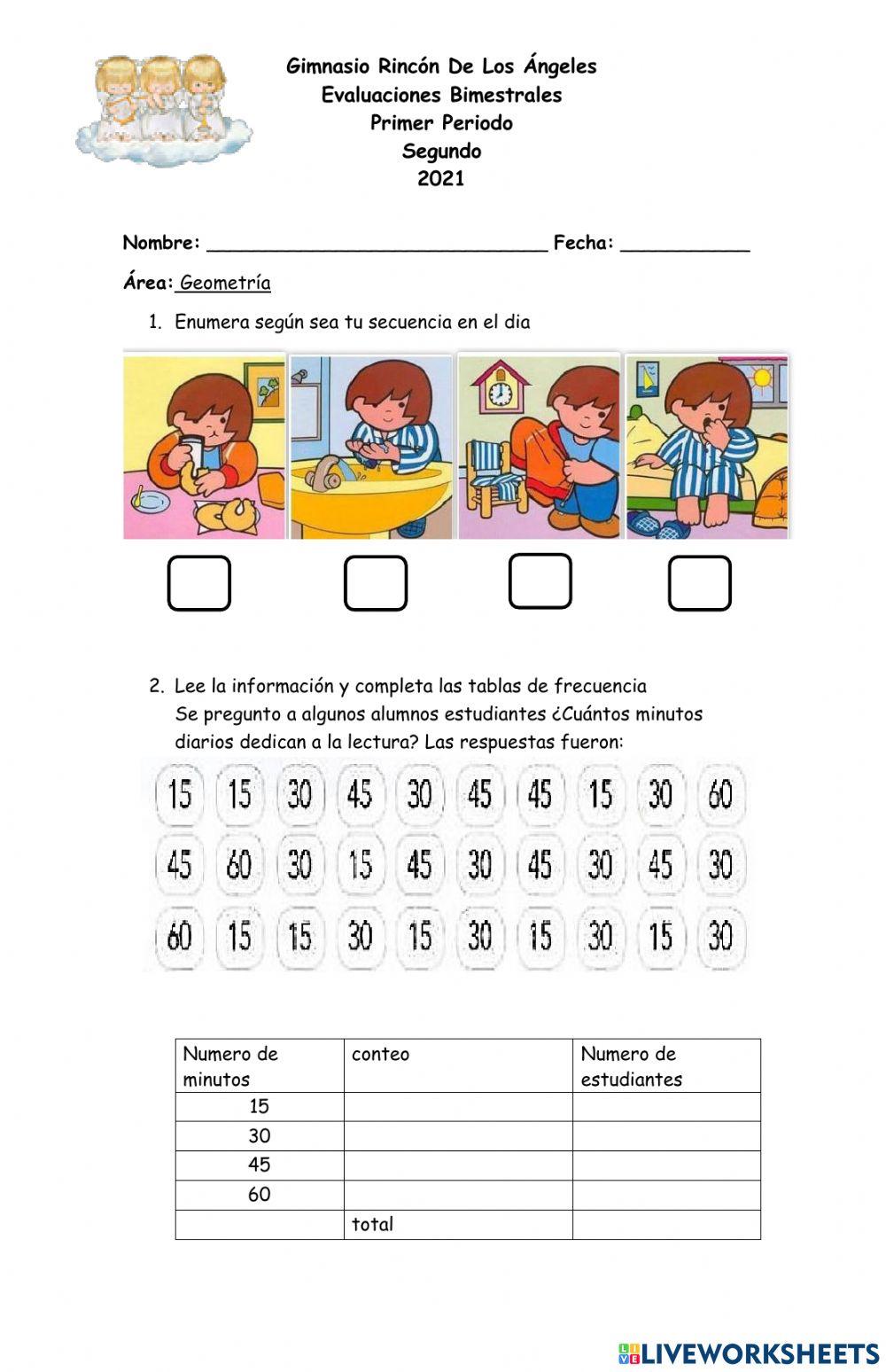 Evaluacion geometria