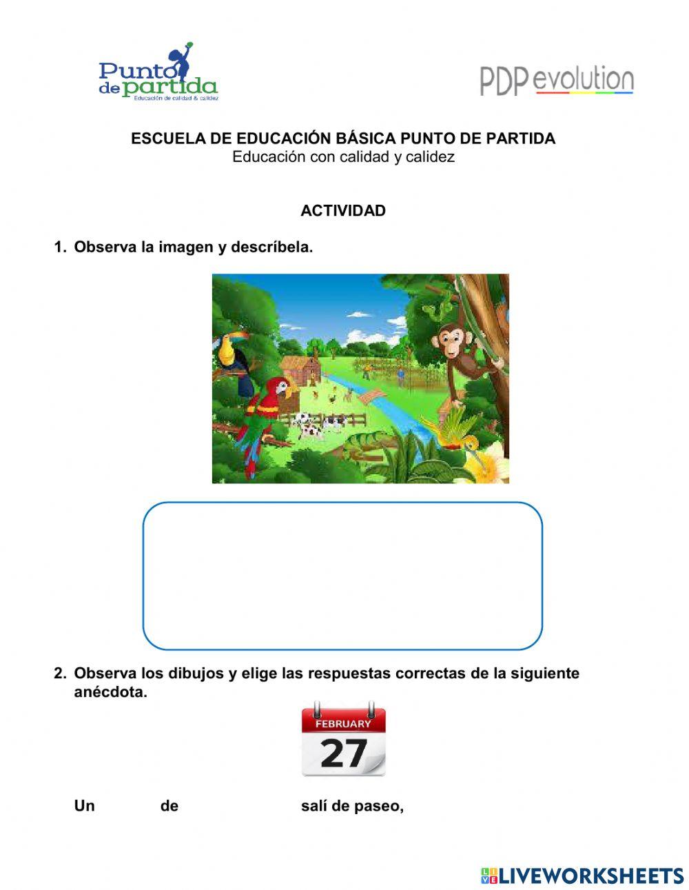 Descripción- anécdota