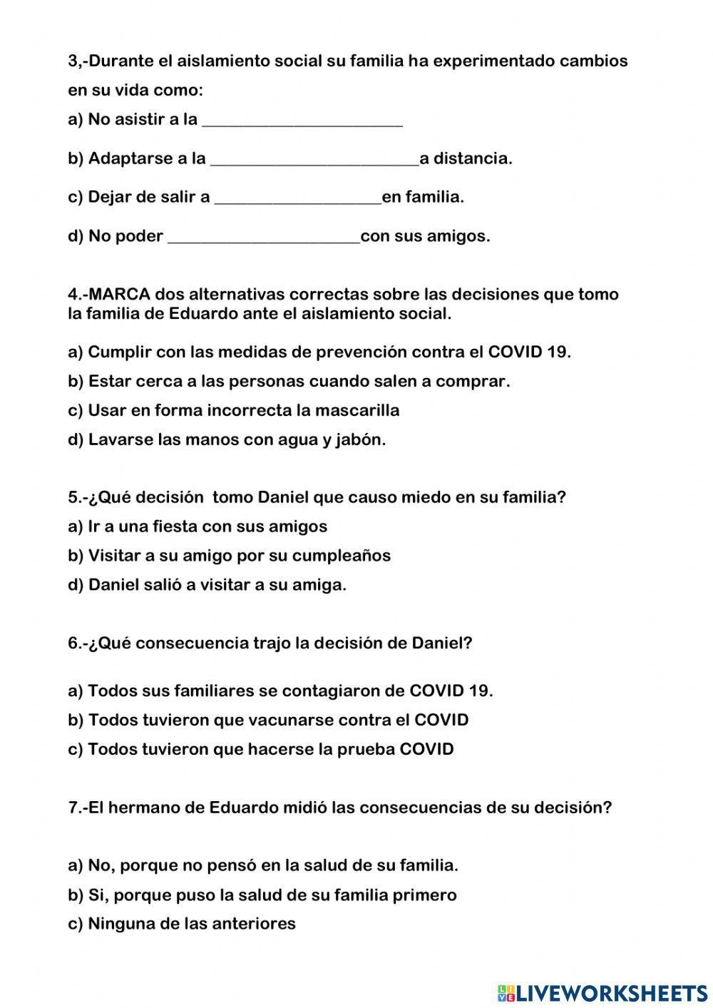 Una experiencia familiar en la toma de decisiones