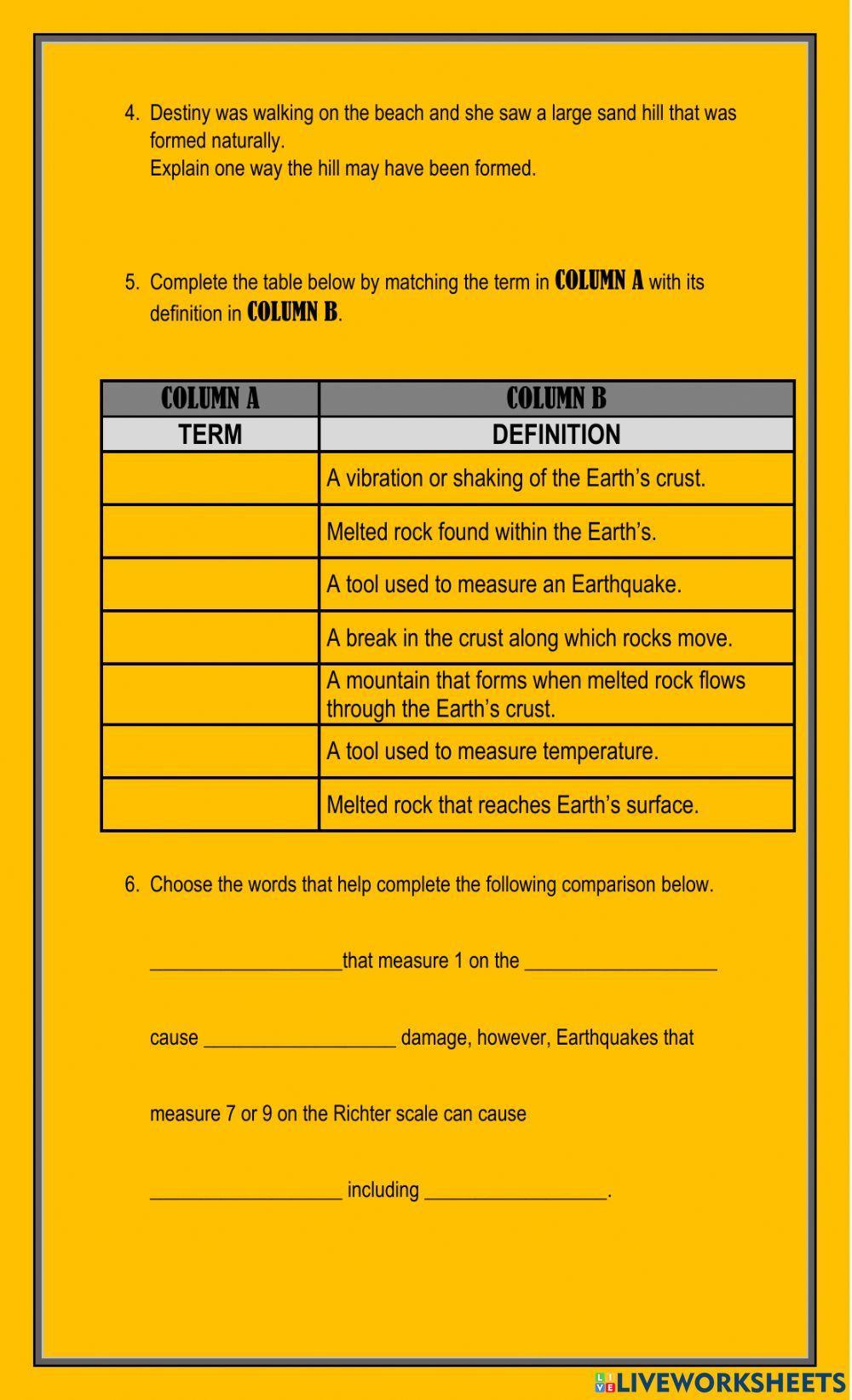 Weathering, Erosion, and Deposition