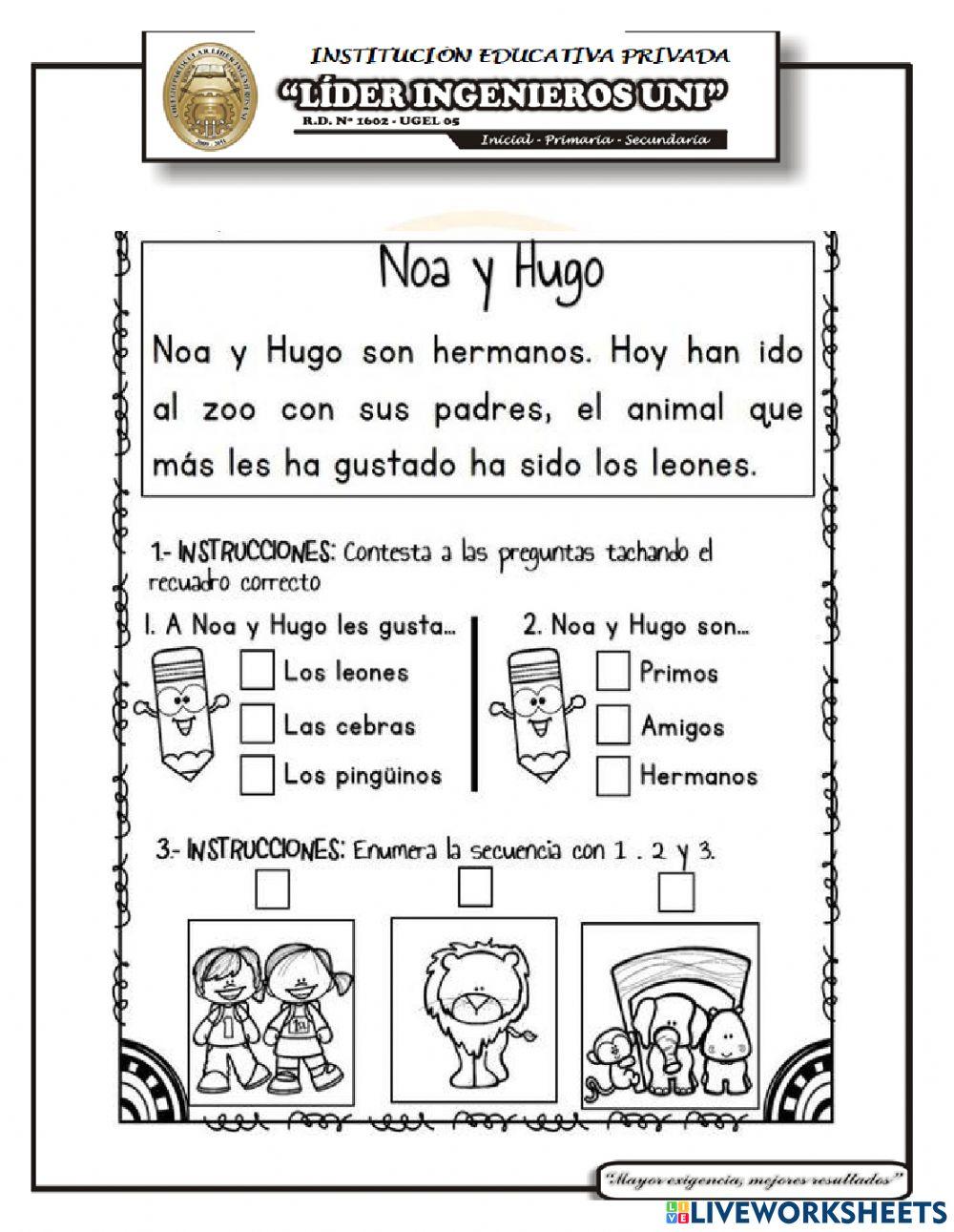 Examen mensual de PLAN LECTOR