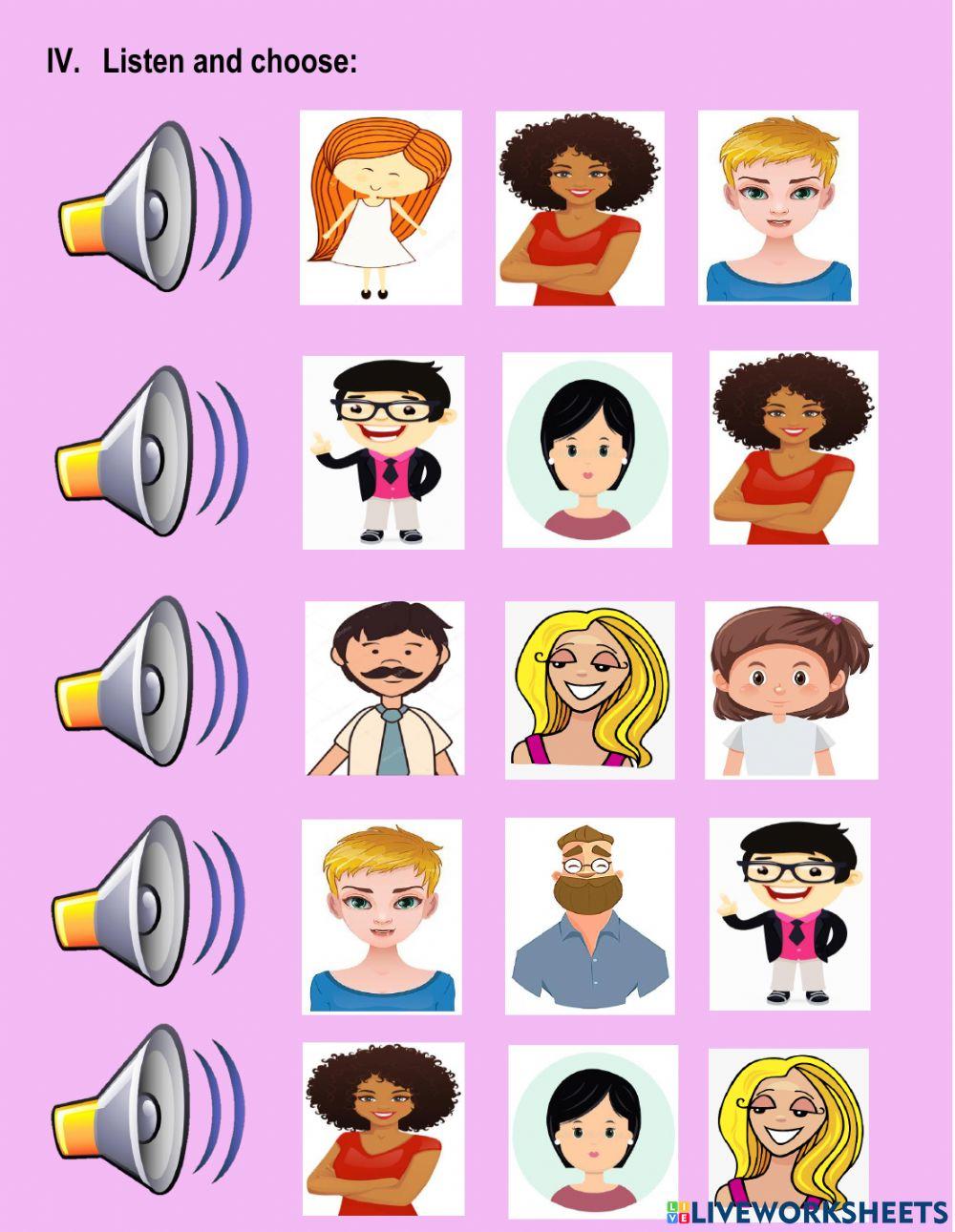 Describing people appearance