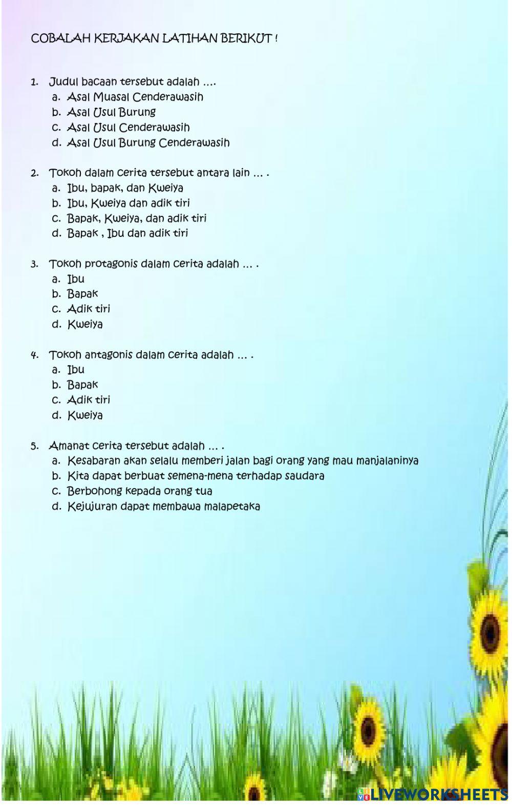 Tema 8 : daerah tempat tinggalku