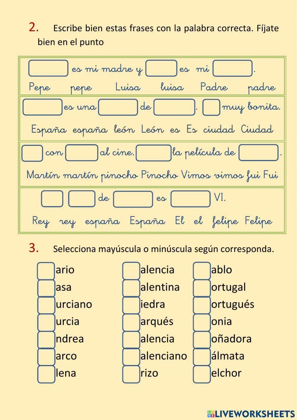 La mayúscula II