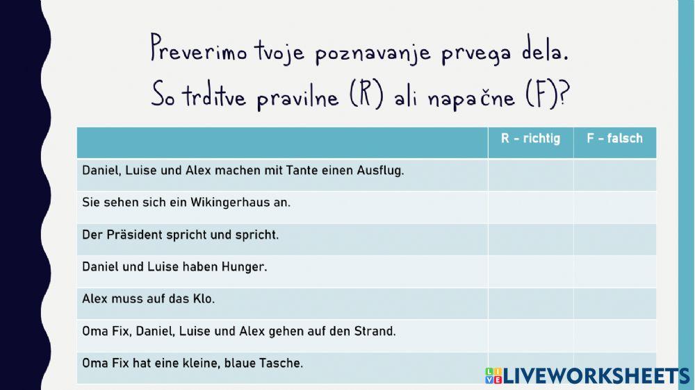 Oma Fix und die kleinen Wikinger - 1. del