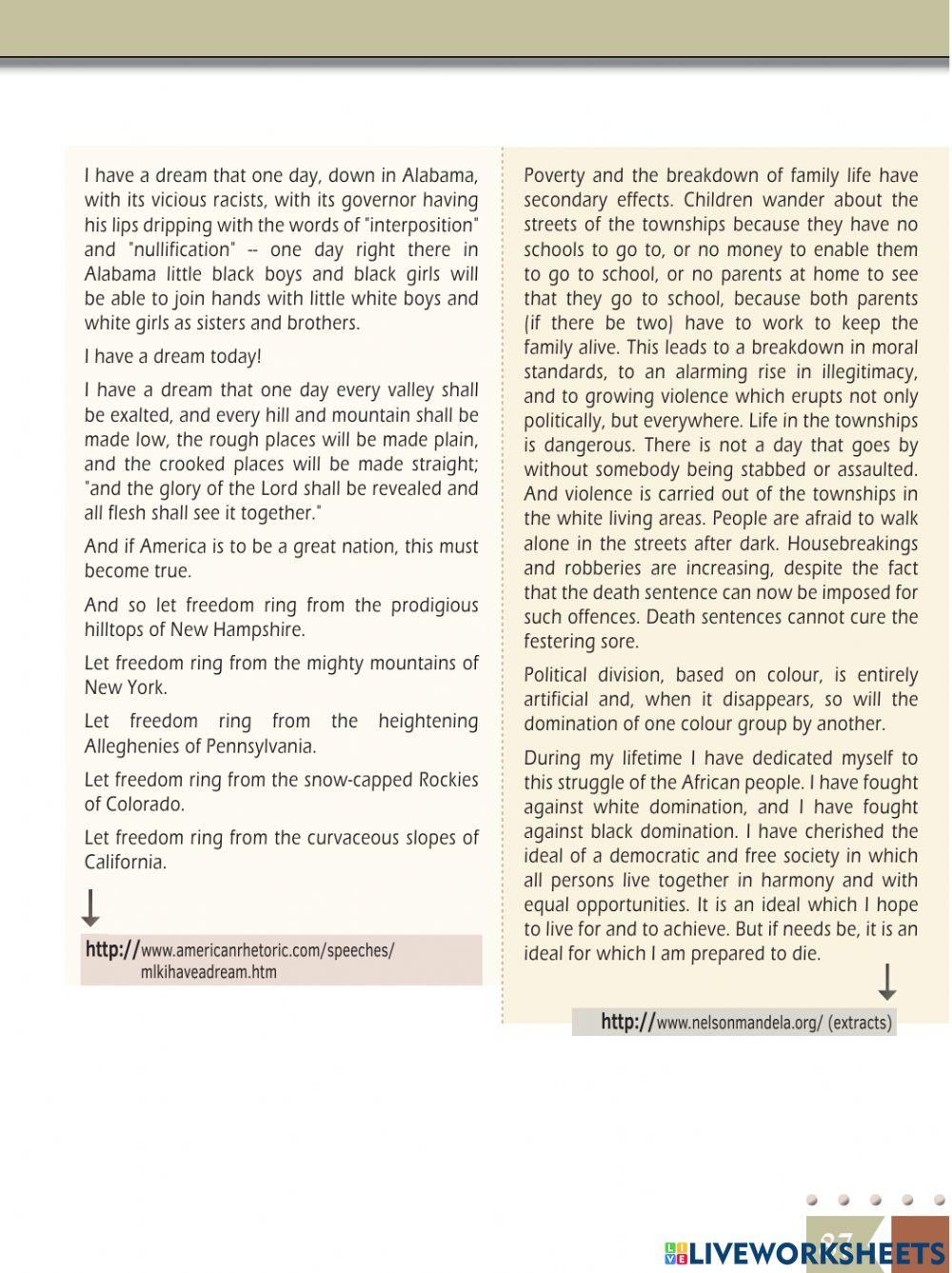 Martin Luther King biography