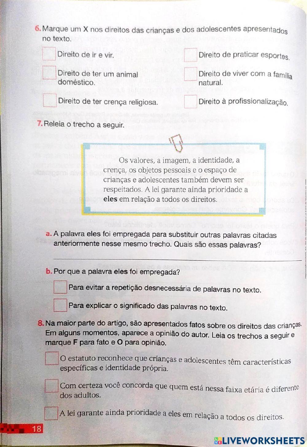 Estudo do eca (portugues)