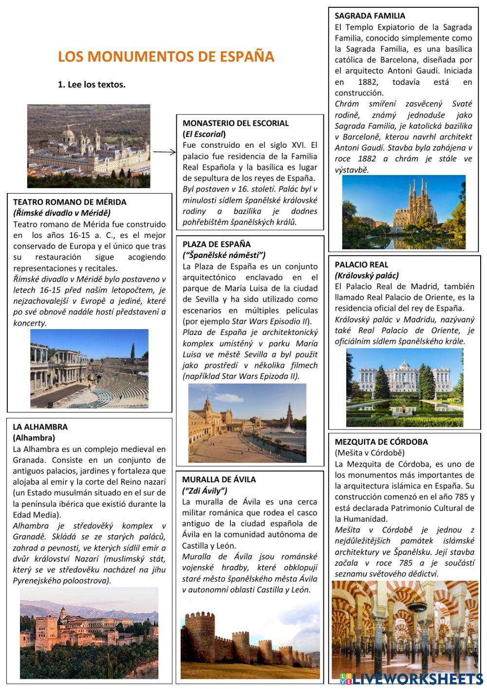 Monumentos de Espana