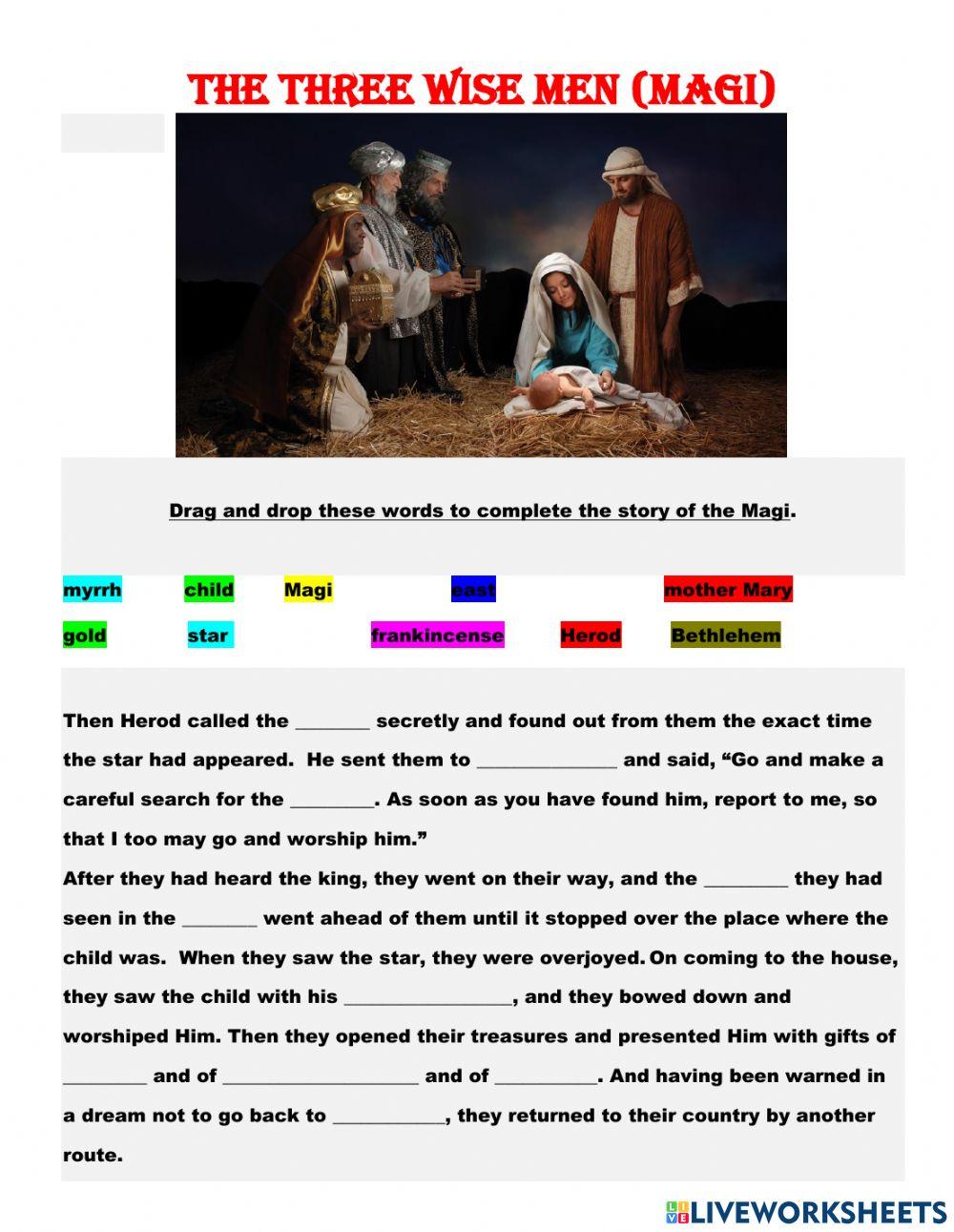 The three wise men( magi)
