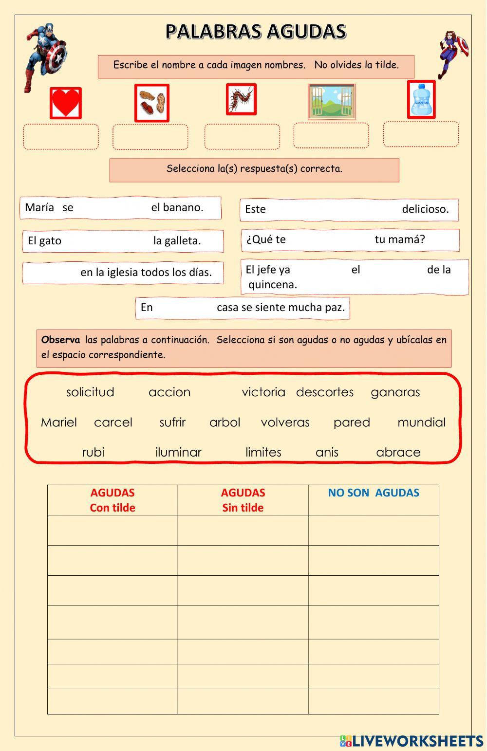 Reglas de acentuación