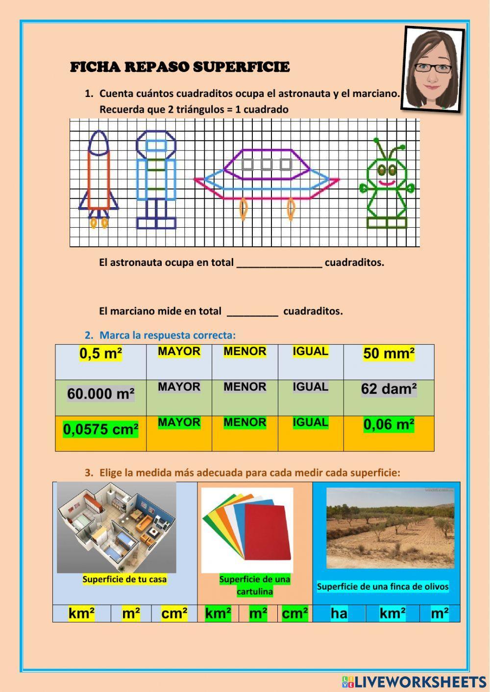Repaso la superficie