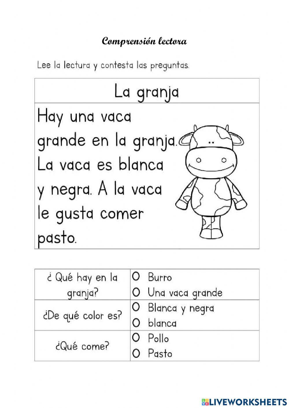 Comprensión Lectora