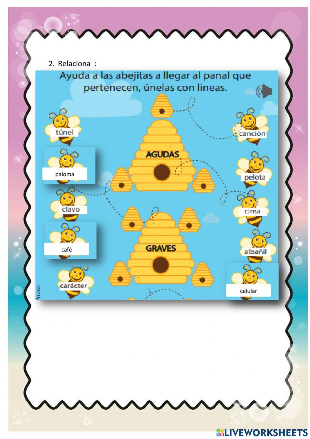 Palbras graves y agudas