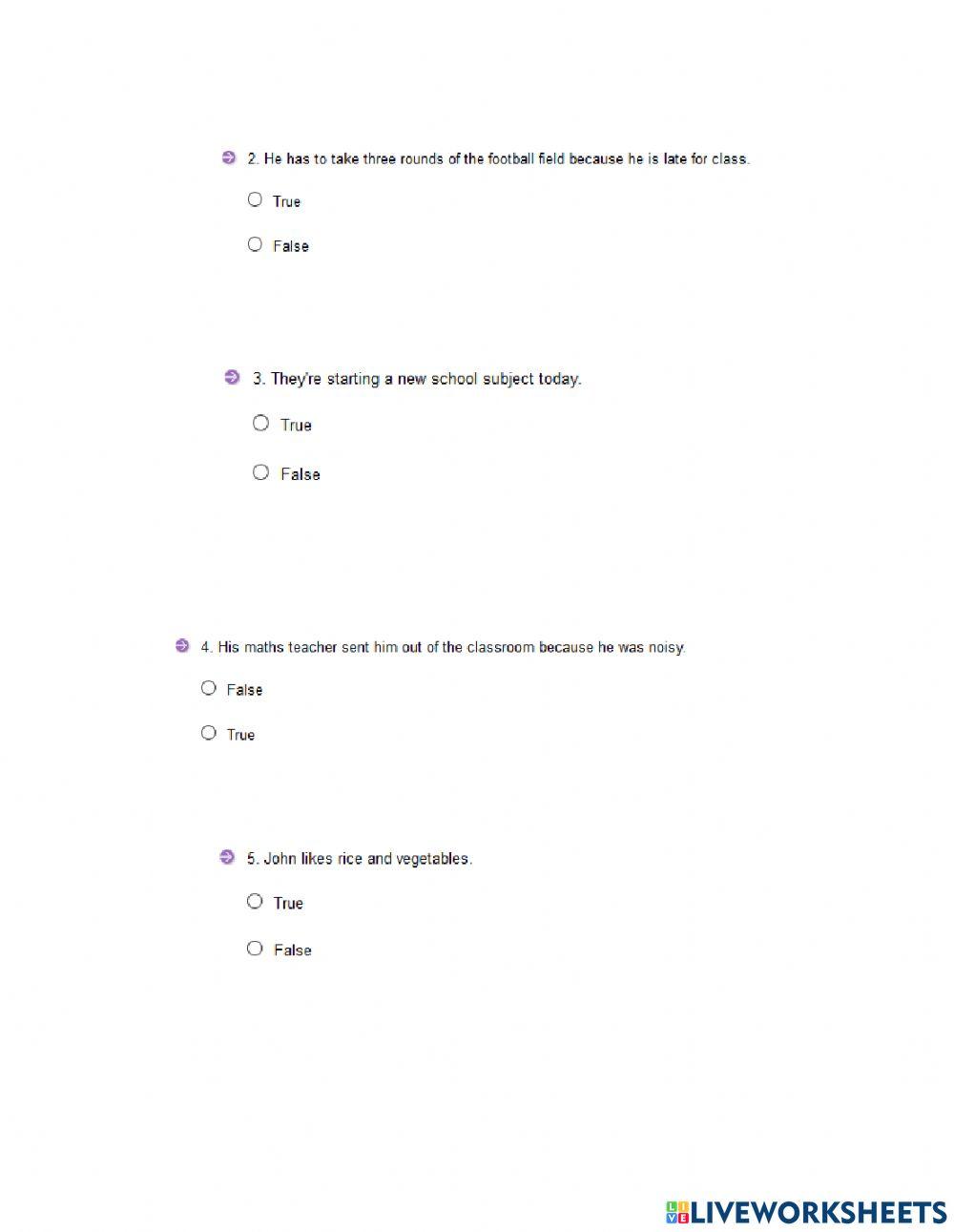 English-1st grade junior High school-revision Units 1-3