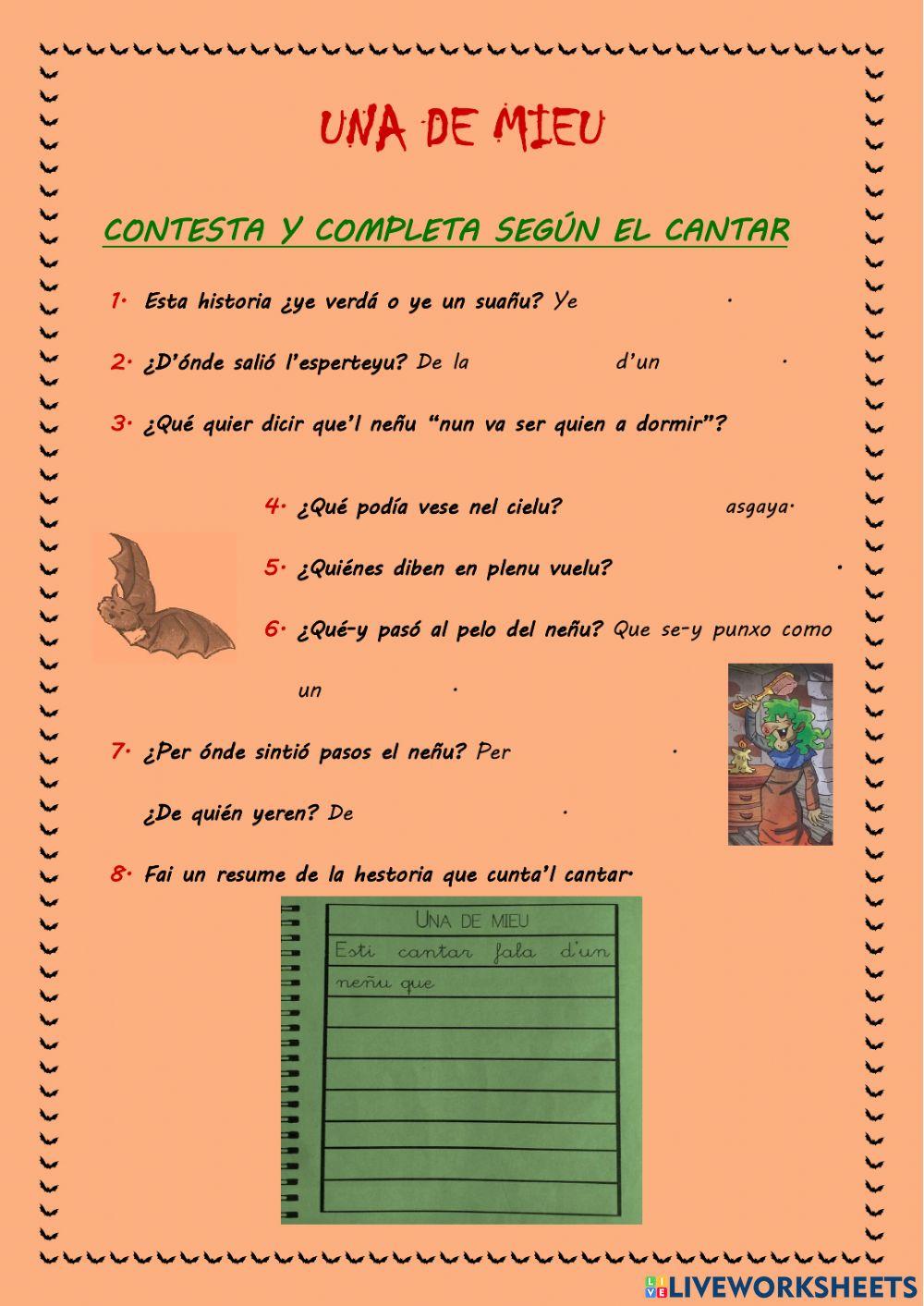 Entrugues cantar -Una de mieu-