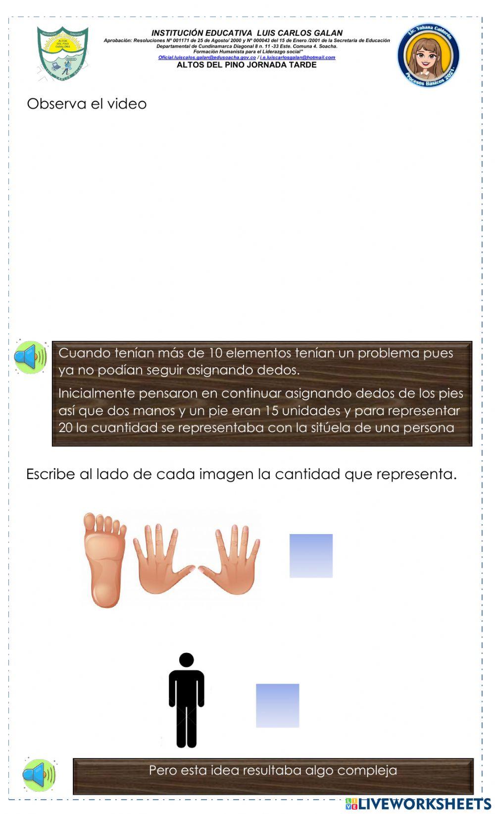 Historia de los números