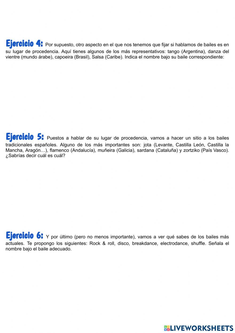 Danza y ballet 2º ESO