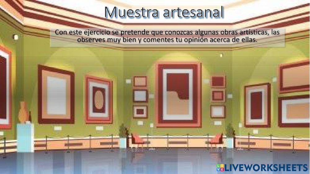 Obras artísticas y autores