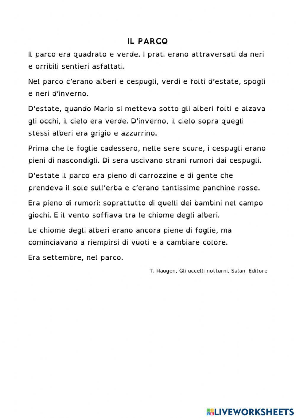 Il parco Il parco