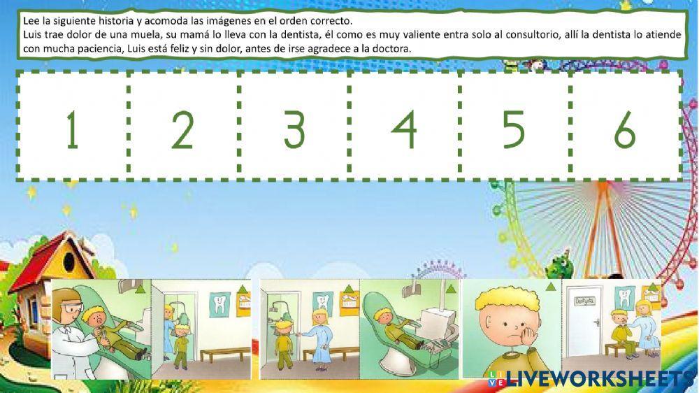 Ordena la secuencia de imágenes