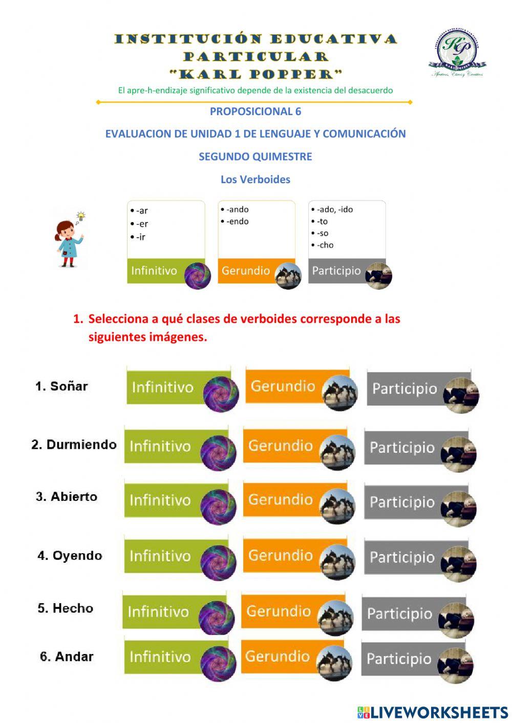 Evaluación de Lenguaje y Comunicación