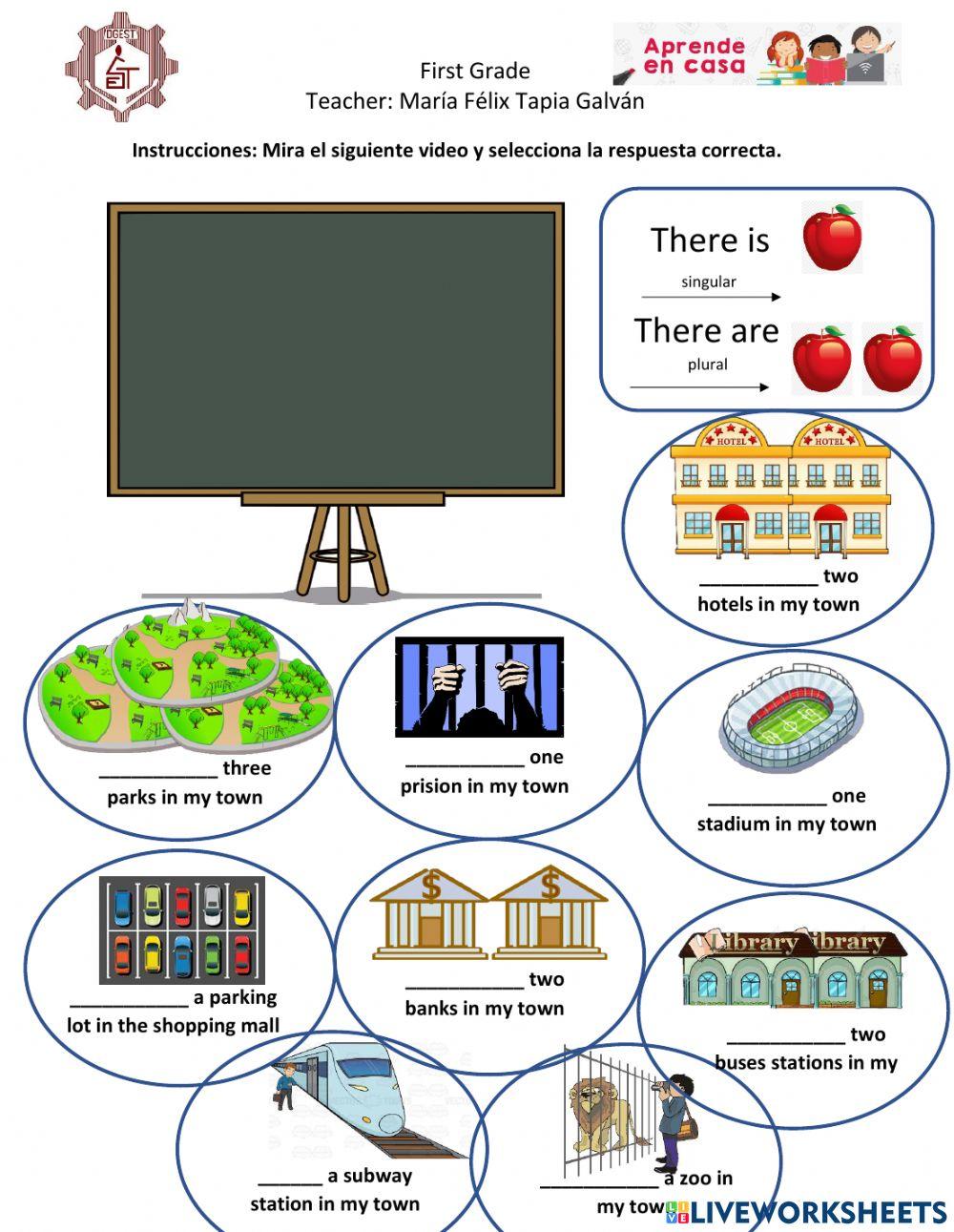 There is and there are