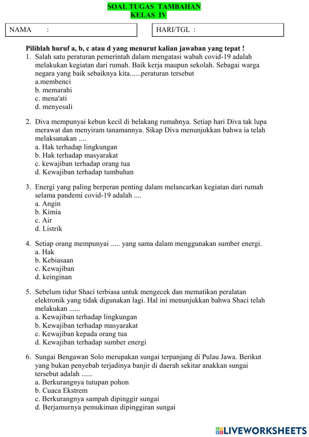 Jumat, 09 April 2021