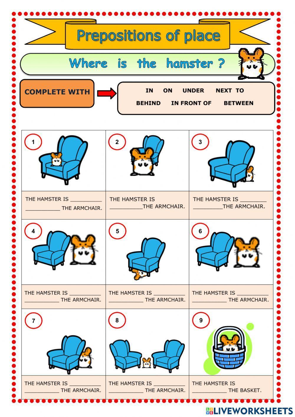 Prepostions of Place